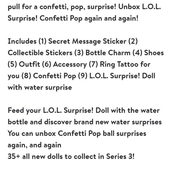 New Lol Surprise! Confetti pop - Picture 4 of 12